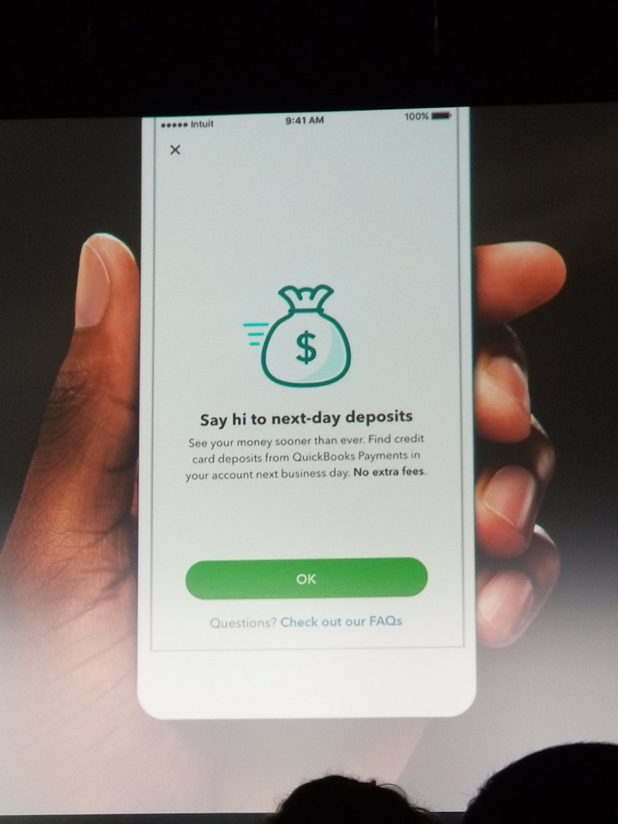 So excited that this is coming in the spring. Cash flow is an issue for many businesses. This tool will be a great help!  <a href="/intuitcanada/">Intuit Canada 🇨🇦</a> #QBConnect @jeff_cates1
