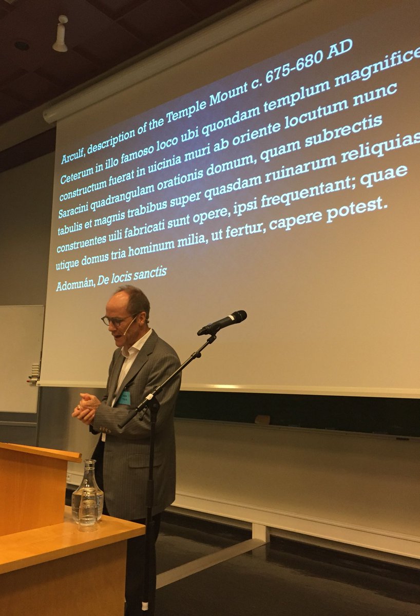 LineMBonde's tweet image. John Tolan on the physical and symbolic appropriation of Mont Moriah #tracingthecode #gatewaytoheaven
