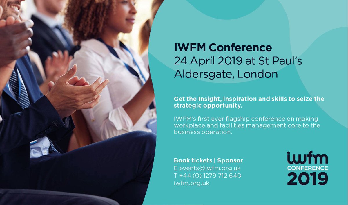 It's here! The first IWFM Conference has just launched with an exciting programme, sponsorship opportunities and the chance to exhibit your company. Join us on 24 April and be a part of this flagship event. Find out more here: iwfmconference.org