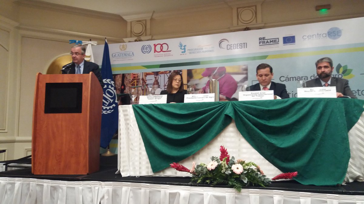 republicagt's tweet photo. #AgroGT | "Los productores agro de los 22 departamentos del país adoptamos esta Política institucional", señala Nils Leporowski, presidente de la @CamagroGuate. @CACIFnoticias https://t.co/rEwZ3QLrMu