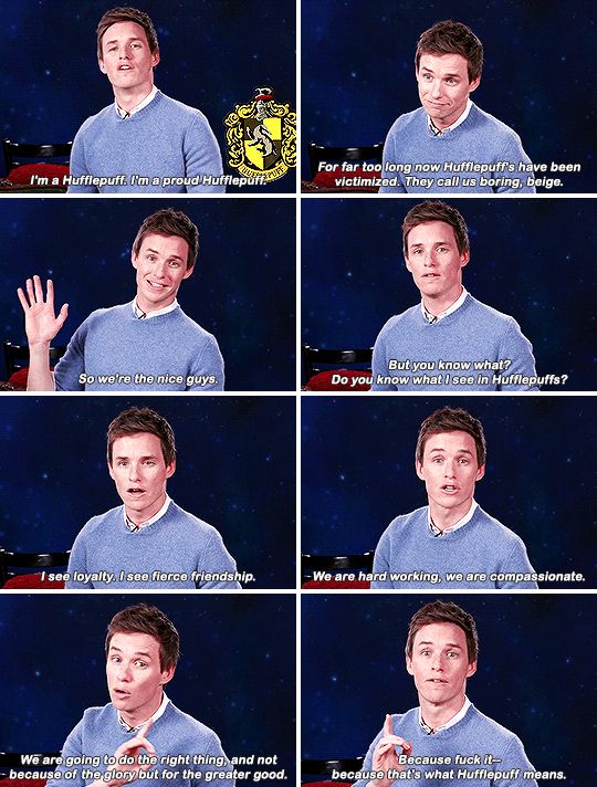 PotterWorldUK's tweet image. Eddie Redmayne on what it means to be a Hufflepuff.

#HappyBirthdayEddieRedmayne