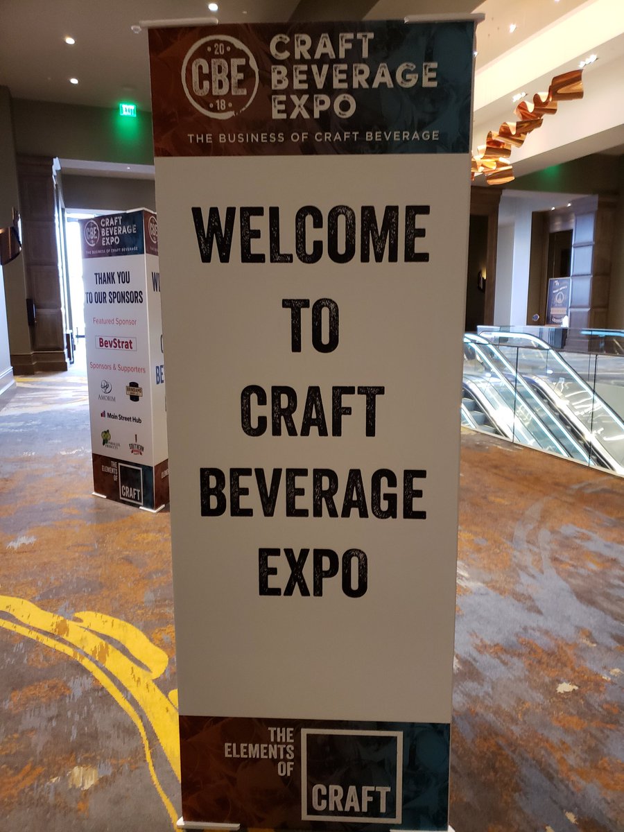 Here we go #CBE18 Craft Beverage Distribution Conference