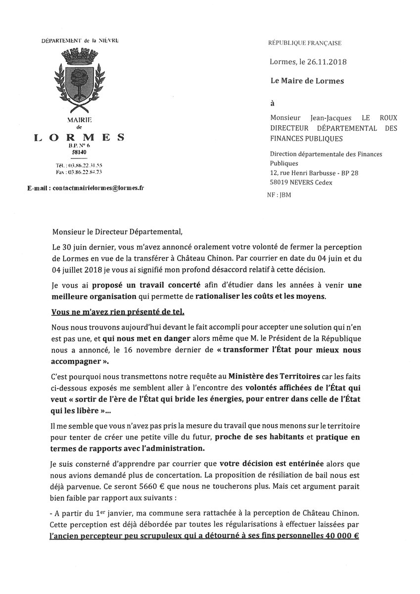 La commune de Lormes s'active tweet media