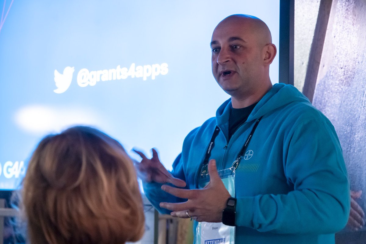 Bayer’s <a href="/grants4apps/">G4A</a> engages with the brightest minds both inside and outside the organization, identifying emerging trends and needs at the intersection of humans and technology #slush18 g4a.health/G4A-Uncovered-…