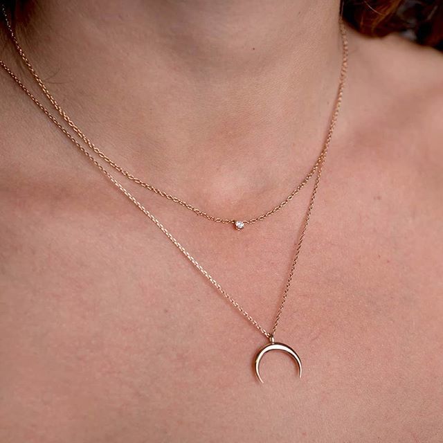 ZmayJewelry's tweet photo. 💎 Diamond necklace in pink gold combines well with moon necklace for any occasion, from morning till evening. 
#zmay #zmayjewelry #nakit #ogrlica #diamondnecklace #jewelry #handmade https://t.co/MhS6fBTaDc