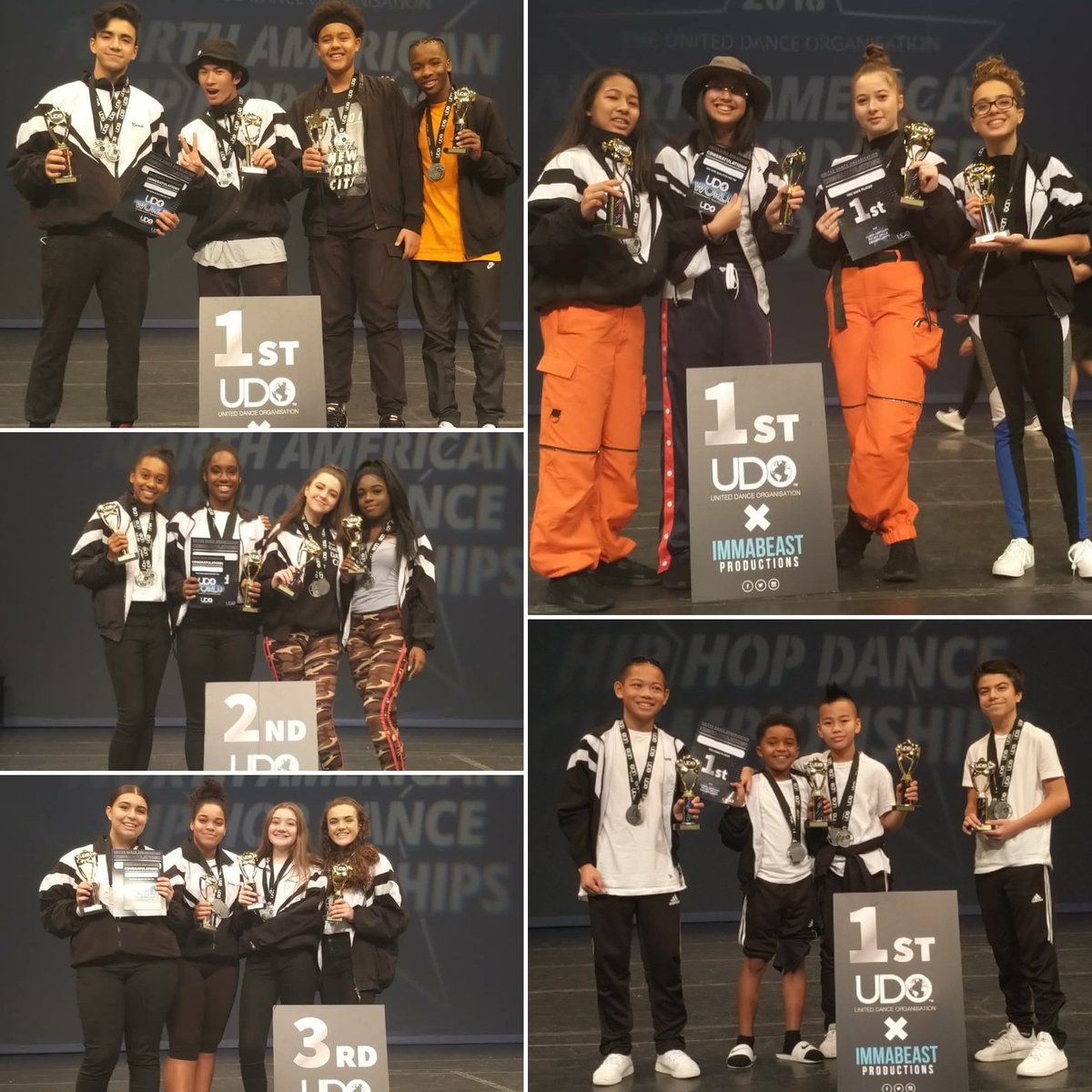 Jadeshiphopacad's tweet photo. CONGRATULATIONS to our dancers who competed at the @UDONorthAmerica Hip Hop Championships ! 33 Routines and all qualified for the @UDOStreetDance WORLD HIP HOP CHAMPIONSHIPS in England in 2019! Dancers represented 🇨🇦 &amp; #teamjhha with excellence! Super Proud! 🏆🔥🙌 https://t.co/ciP7Xaz8YS