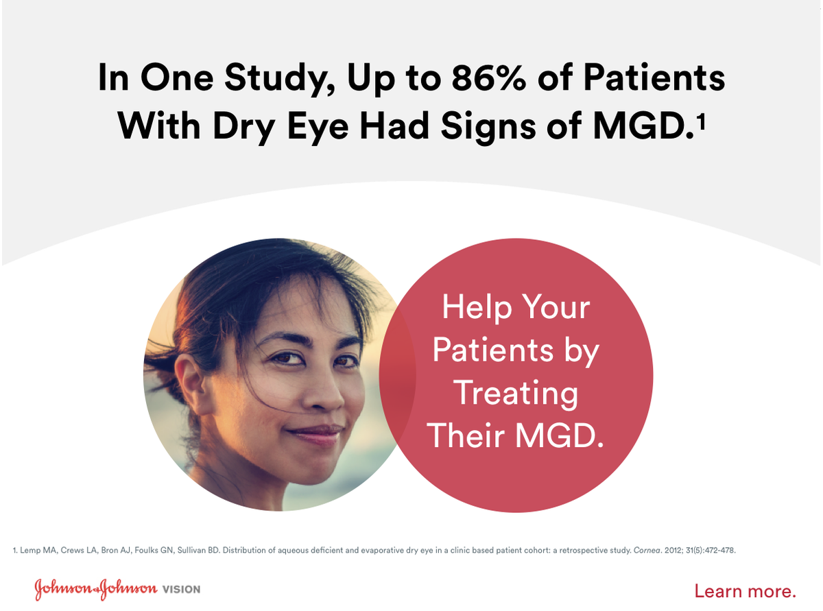 MGD may be affecting your patients. Are you treating it? Learn more at bit.ly/2ANQwAl