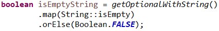 ProjectPolly's tweet image. Given an Optional instance that we want to filter for a predicate and we are only interested in whether the Optional is present or not: what&apos;s the nicer solution? I somehow have a strong feeling for #2 because calling isPresent always feel so wrong #Java #codestyle @stuartmarks
