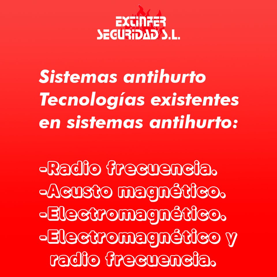 ExtinferS's tweet photo. 𝙎𝙞𝙨𝙩𝙚𝙢𝙖𝙨 𝙖𝙣𝙩𝙞𝙝𝙪𝙧𝙩𝙤
Tecnologías existentes en sistemas antihurto:

➜Radio frecuencia.
➜Acusto magnético.
➜Electromagnético.
➜Electromagnético y radio frecuencia. https://t.co/YeYXtjVSN1