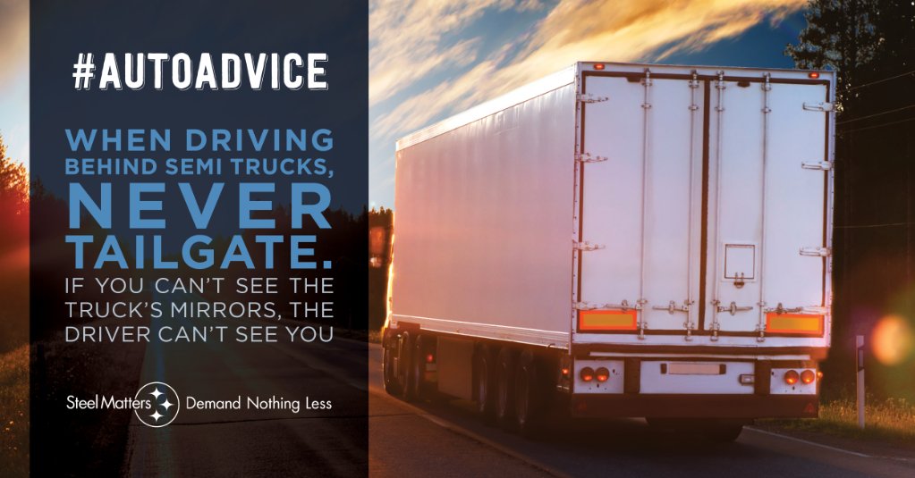 It’s simple. Be safe – never tailgate. #AutoAdvice