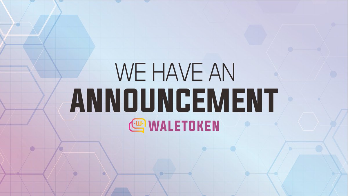 Waletoken tweet media