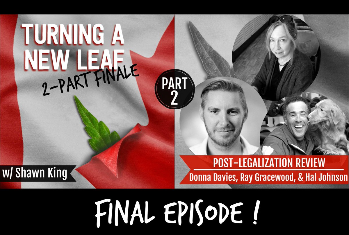 🎉❗️We're live with <a href="/ANewLeafPod/">Turning A New Leaf</a>'s SERIES FINALE!❗️🎉
On our final episode, we host a roundtable discussion to reflect on the journey to legalization. <a href="/shawn_kinger/">Shawn King</a> welcomes returning guests, <a href="/DonnaDaviesRTF/">Donna Davies</a>, <a href="/raygracewood/">Ray Gracewood</a>, &amp; Hal Johnson.
🎧TUNE IN: bit.ly/TANLfinaleP2