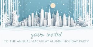 MacaulayAlumni's tweet photo. ❄️ Annual @MacaulayAlumni Holiday Party 2018 ❄️ 
Free food, drinks and a live performance by the @mhctriplets 
Tuesday December 11th | 7:00 - 9:00 pm | Macaulay Honors Building 
Register: https://t.co/fFr6GgjRAD https://t.co/0rK7tBfnDc