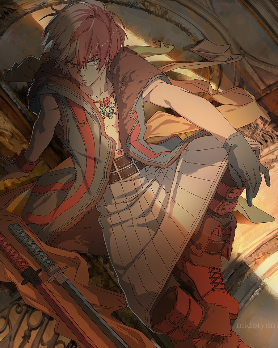 Drew Todoroki in his fantasy au outfit from my recent drawing
#BokuNoHeroAcademia #Todoroki