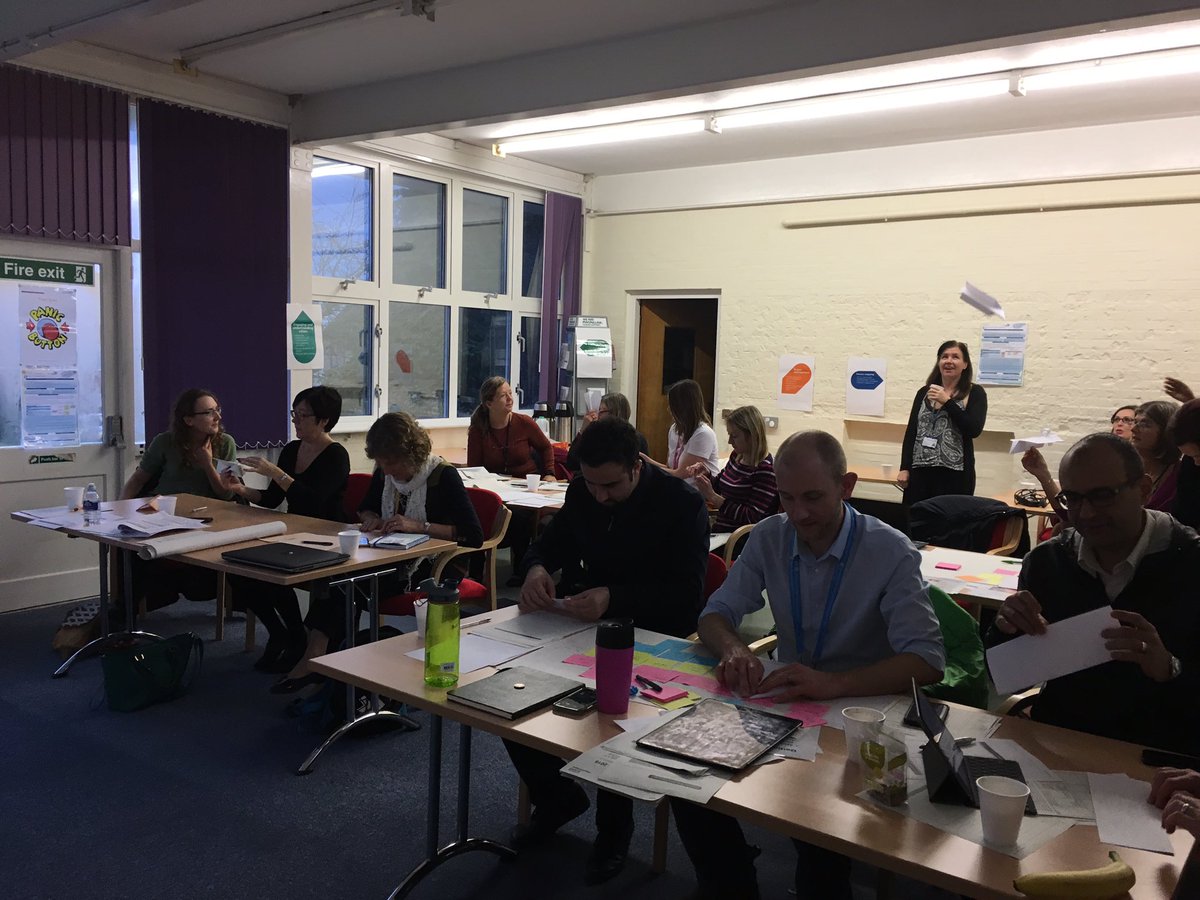 CatherineAberyW's tweet photo. Teaching QSIR Fundamentals to some of our doctors, clinical audit and admin teams - enjoying PDSA with paper planes, definitely some competitiveness there! #QSIR @ACT2improve @DCHFT @DorsetCCG @VivRyan2 https://t.co/mbAcPHCzpT