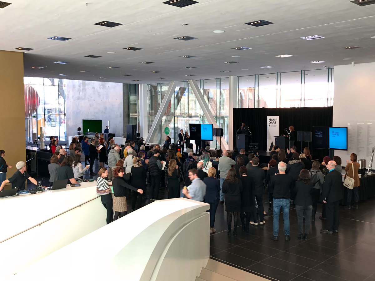 mnbaq's tweet image. C’est aujourd’hui que la programmation de la 9e édition de Manif d’art - La Biennale de Québec est dévoilée! #manifdart #mnbaq @manifdart @ikongallery @NicolasOuellet