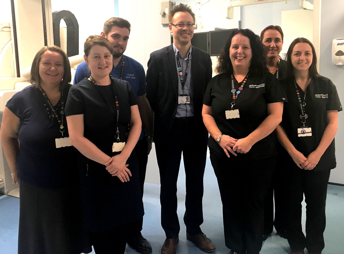 Radiology &amp; IT staff have worked together to launch an efficient new patient record system! It means patients will be able to spend more time with our clinicians and quicker scan ordering - how cool is that? #nhs #digital #ocs #costsaving