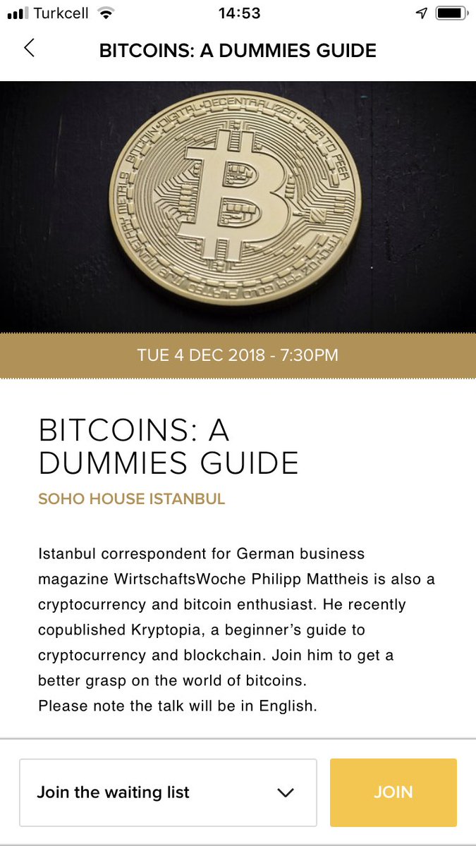 PhilippMattheis's tweet photo. Excited to speak tonight about #Bitcoin and our book #kryptopia tonight @SohoHouse Istanbul https://t.co/YyTOy5exmI