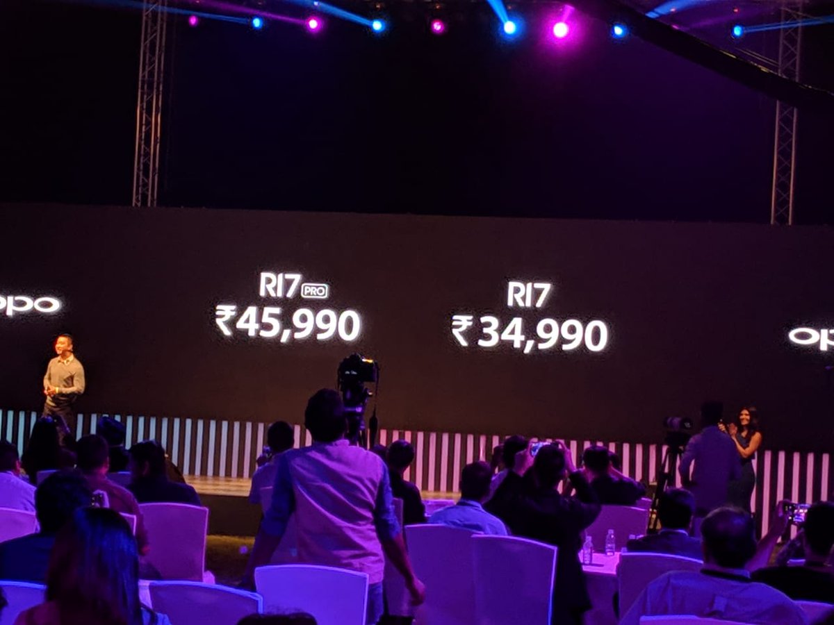 Revatlas Oppo R17 Pro Will Cost Rs 45 990 While The R17 Will Cost 34 990 Oppor17pro Revatlas