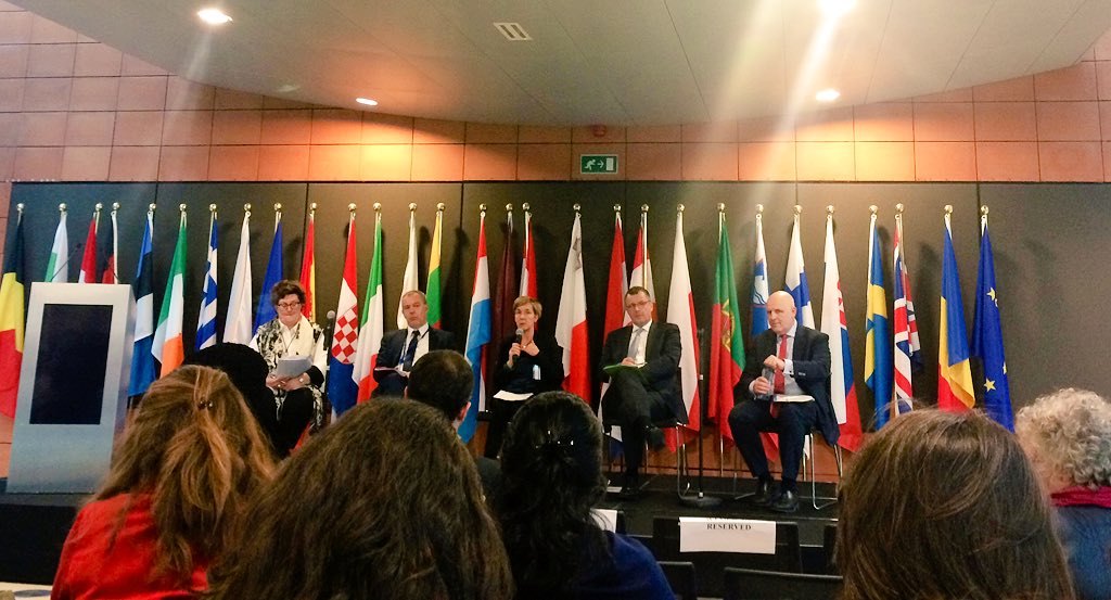 NRV's tweet photo. .@annalisaboni2 - Secretary General of @EUROCITIEStweet stress the need for more directed funding towards cities / municipalities in support of their leading role for greater & more effective integration of migrants & refugees #PartnershipInclusion https://t.co/yGYSt3B4gO