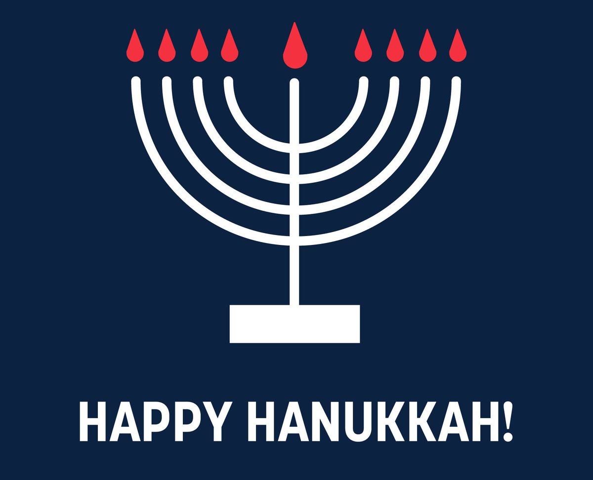 Happy #Hanukkah2018 to everyone who begins celebrating this week! #HappyHanukkah