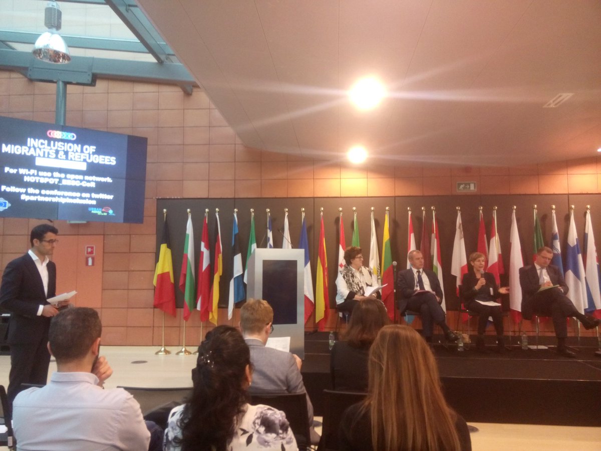 IntegratingCTs's tweet photo. The Urban Partnership on inclusion showed that working together with different levels of government can be successful. We hope that the next Commission will continue investing in dialogue with city authorities - Anna Lisa Boni EUROCITIES at #PartnershipInclusion @EUROCITIEStweet https://t.co/4a5xo6nHTF