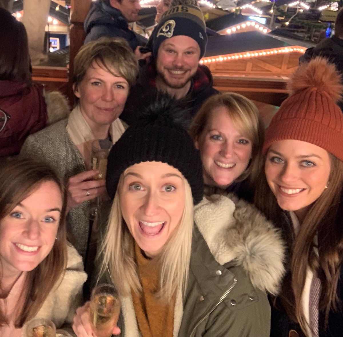 The #mcrchristmasmarkets are definitely getting Team Cascade in the festive spirit #eventprofs #xmasparty