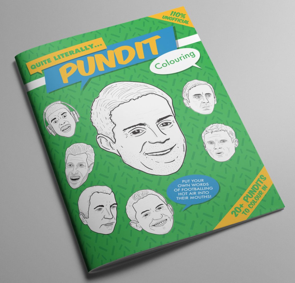 OckleyBooks's tweet photo. Our @punditcolouring book #Xmas offers:

Pundit Colouring - £2.99 (save £2)
The Special Ones Colouring - £3.99 (save £3)
Football Goes Pop! Colouring - £4.99 
The Bumper Book of Football Colouring - £6.99 (save £1)

All orders receive a FREE @hallyink World Cup pin badge too! https://t.co/KQw3fpjM2i
