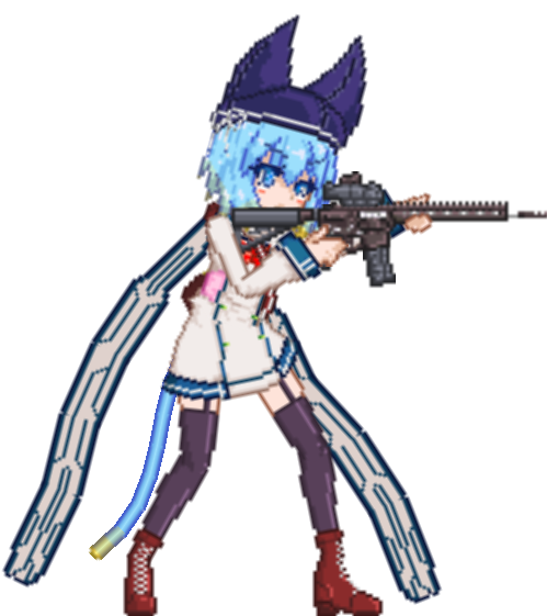 ななや 細かい違いがあるものの厳密的には構成が極めて近いライフル ドット絵のものは３dモデル自体もすでに存在