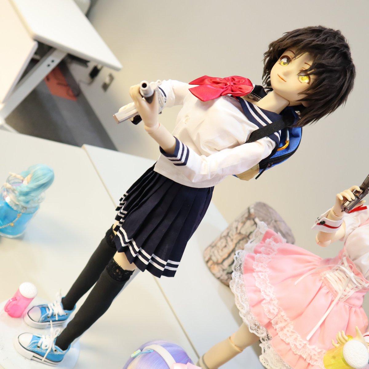 kurokuma_pochi's tweet photo. ドールフォレスタ2より。
イベントでもたびたびお見受けする「Dolly Pop!」様のお嬢さん方です。
#DOF02 https://t.co/ine1GmXxPk