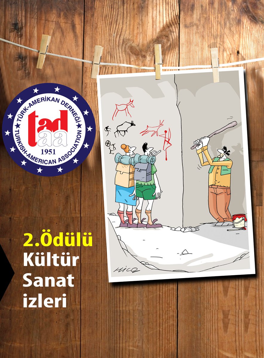 Kültür Sanat izleri karikatür yarışması :2.lik ödülü