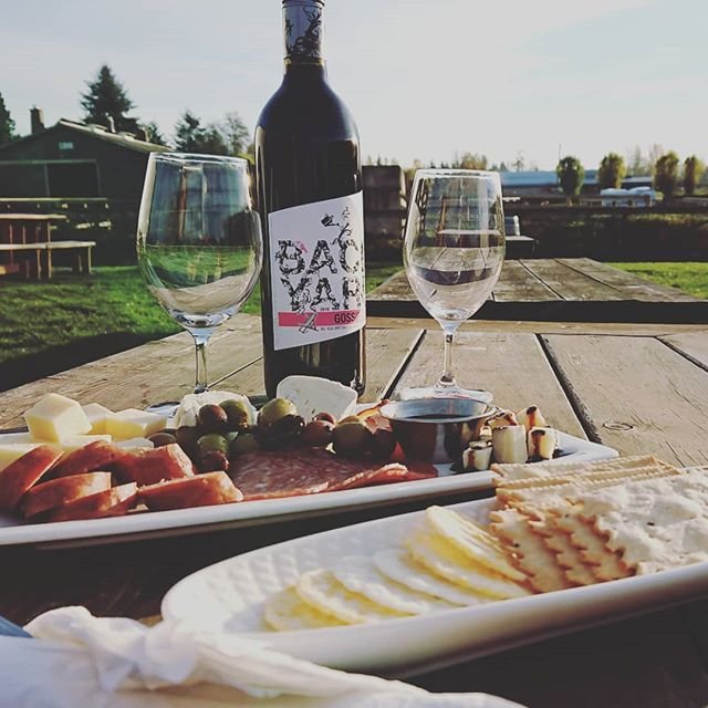 TourismLangley's tweet photo. Just because summer is over, doesn't mean you can't enjoy a nice glass of wine, charcuterie and cheese under the sun! (You just might need a jacket) ☀️🍷
.
📷 @cir_tommy on Instagram
.
#LangleyFresh #BackyardWines #BCWine #ExploreBC #CircleFarmTourLangley #WestCoastFoods https://t.co/p4XHGf8ON4