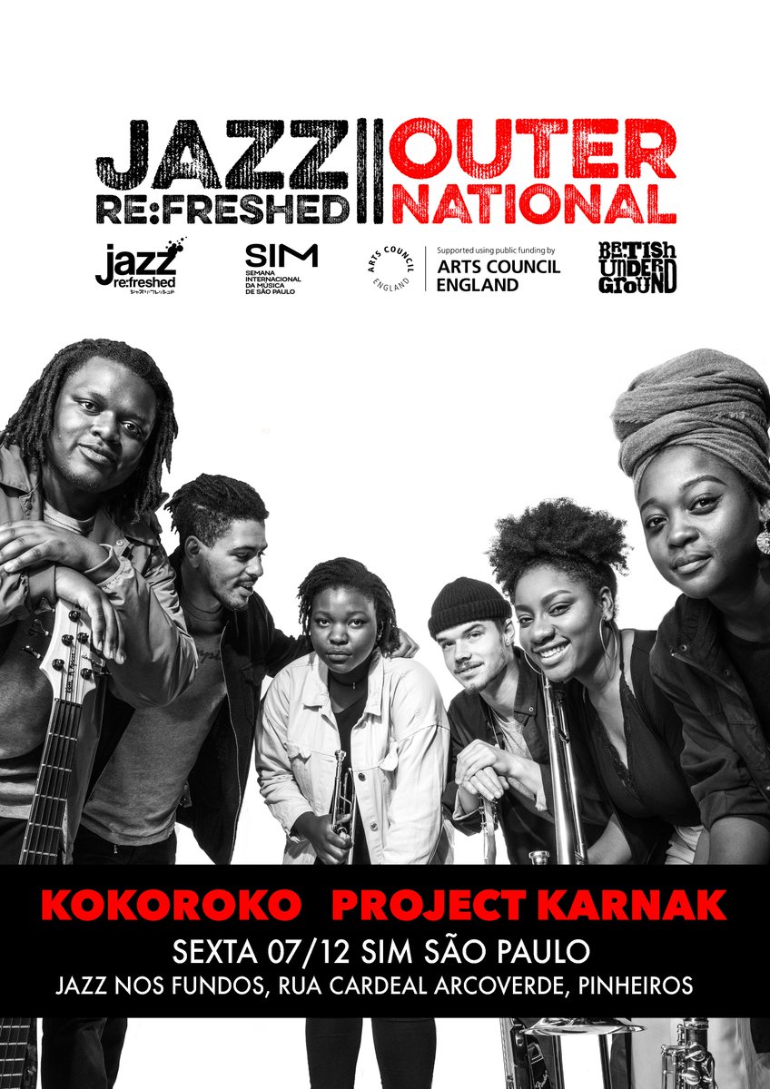 B_Undergr0und's tweet image. .@jazzrefreshed and BU present two killer jazz shows in Brazil this week in partnership with @simsaopaulo and @jazzwecan 🇧🇷 🇬🇧 🎷 
More info 👉 outer-national.co.uk/brazil2018