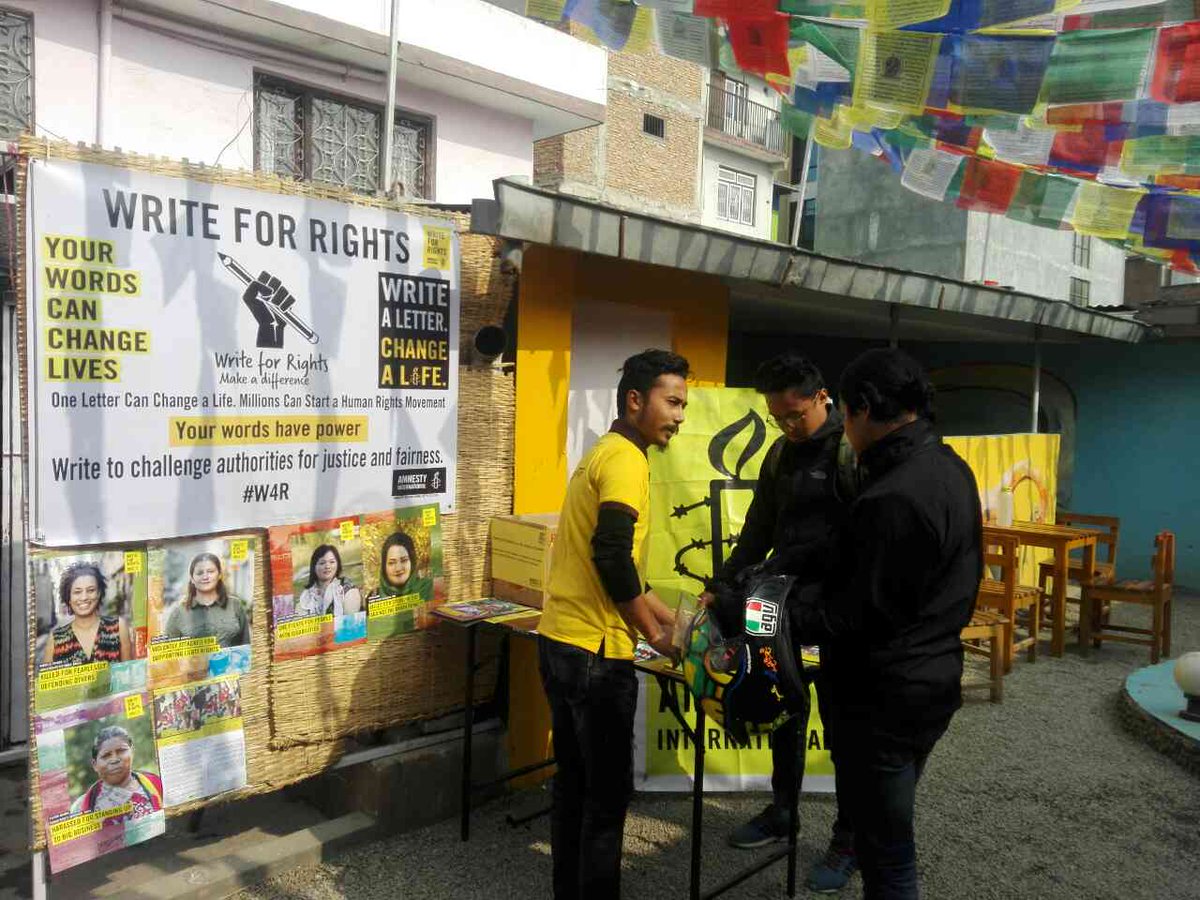 amnestynepal's tweet photo. Tea lovers thronging at @ChiyaGhar in Old Baneswor sign petition at @amnesty #W4R18 #campaign It is about challenging authorities to ensure protection and security to #whrds #MarielleFranco #pavitrimajhi #vitalinakoval #nohnlembuthuma #aetenadaemi #gulzardueshnova #sgbvinnepal https://t.co/EXuvmkiKaA