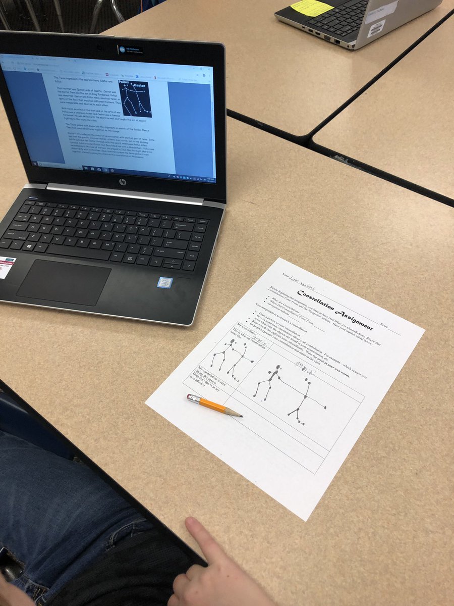 wmsfutureready's tweet photo. Math and Science are close reading about different constellations while ELA and World History students are researching the myths behind the stars in the sky. #futurereadysc #sccsd @sccsdwms https://t.co/fvM9ypXZGJ