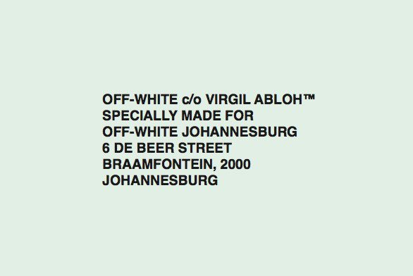 off white coming soon