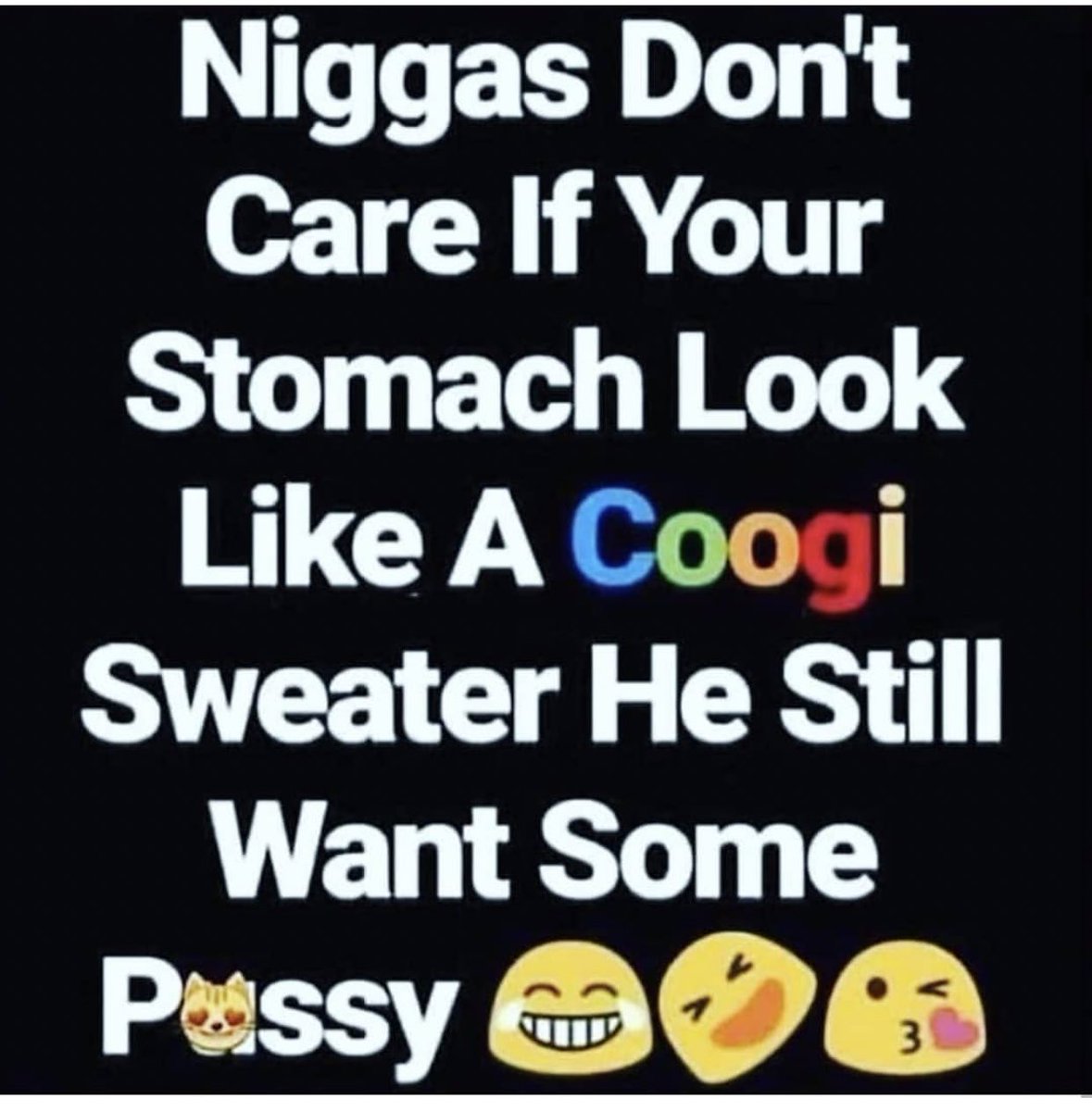 Dablaze305's tweet photo. 😂😂😂🤣😂😂 facts 💯 #dablaze305 #pussy #funny #coogi https://t.co/T2P872pmHq