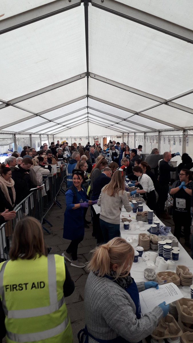 Soupkitchenjer's tweet photo. Another sell out Soup Kitchen. Thank you to all our wonderful supporters. Counting of your generous donations starts shortly. Watch this space..... https://t.co/qTPyKHDzXS