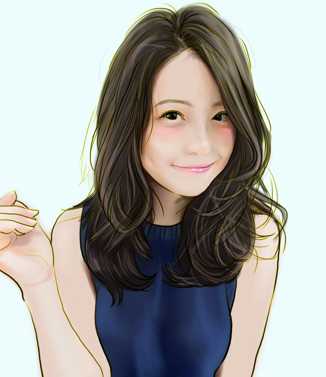 てらりん Pa Twitter 似顔絵 今田美桜さん 似顔絵 イラスト イラストレーション 女優 今田美桜 Caricature Illustration Portrait Artwork Drawing Actress Mioimada