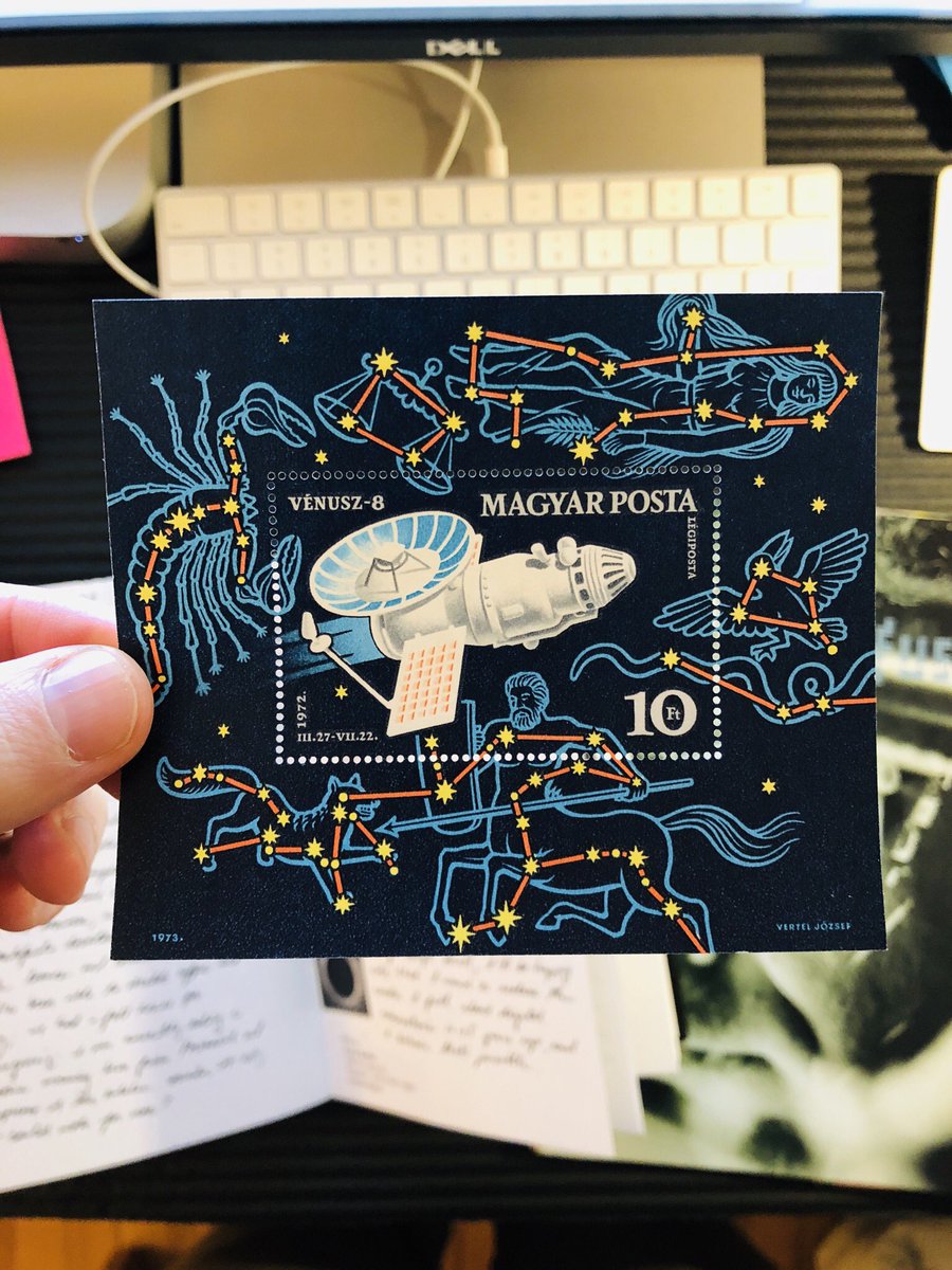 I have decided I’m just going to keep this thread going indefinitely. So here’s another beautiful stamp. Can you believe this is 46 yrs old? It looks brand new! I love how aware the artist was of the experience of the sender in extending the art well beyond the perforations.