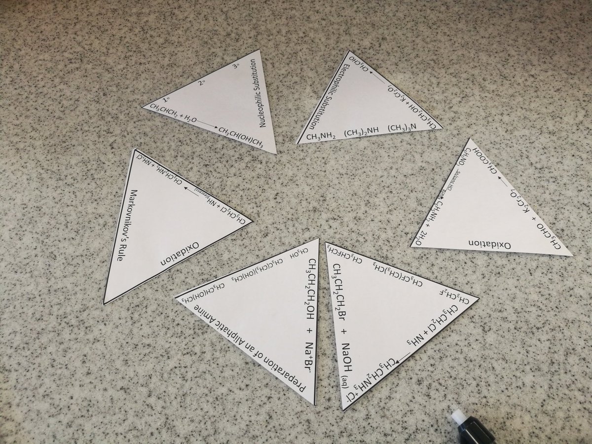 LysisToKill_NRC's tweet photo. #appliedscience students working on a Tarsia puzzle about a recent #organic #chemistry lesson. #formativeassessment #AFL #STEM @NRCCollege https://t.co/eToJFMwAKh