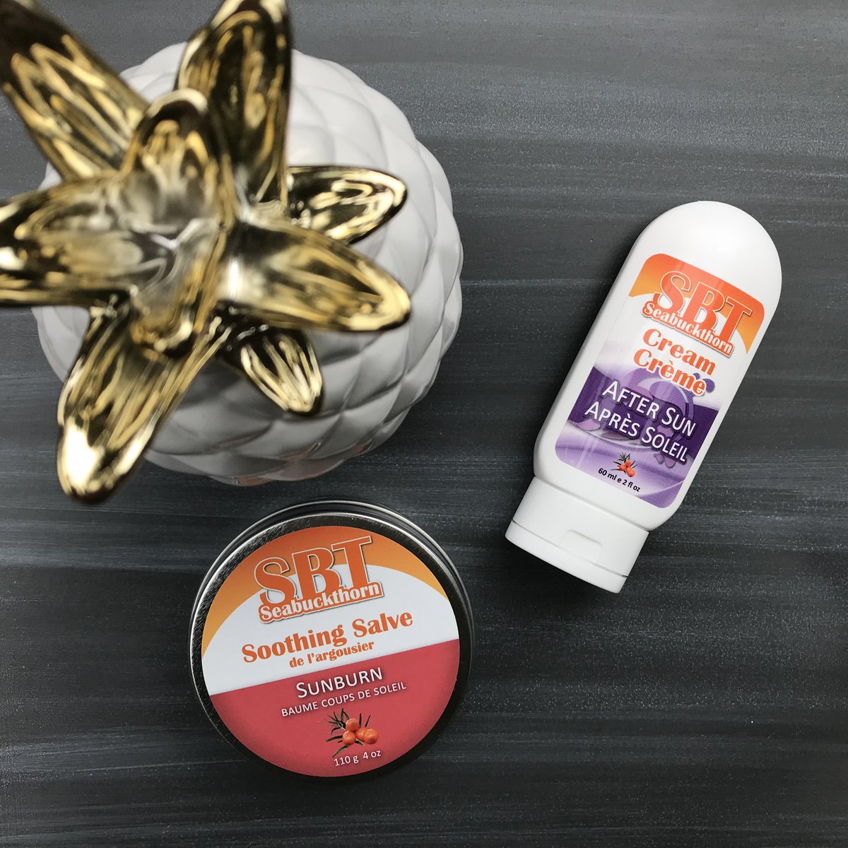 #TravelTuesday Heading somewhere warm this winter? Our After Sun Care products are packed with seabuckthorn which cool, calm, nourish, hydrate, &amp; repair overexposed skin + eliminate peeling. Handcrafted in Canada w/ natural ingredients sbtseabuckthorn.com #travel #vacation
