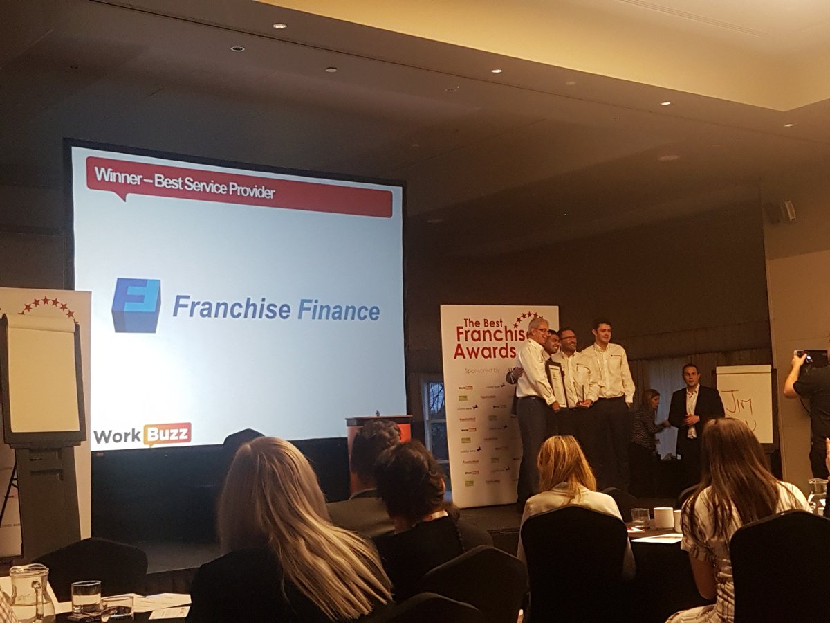 BestFranchiseUK's tweet photo. Congratulations to the Winner Best Service Provider - Franchise Finance @FranchiseF #BFCA2018 https://t.co/wQWF8whHJk
