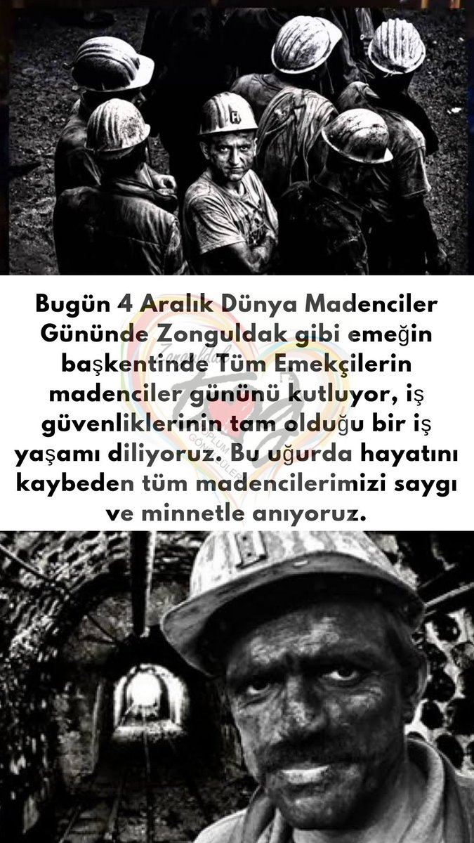 dünya madenciler gününde madencilerimize emeklerinden dolayı teşekkür ederiz 😇 var olun 🙏