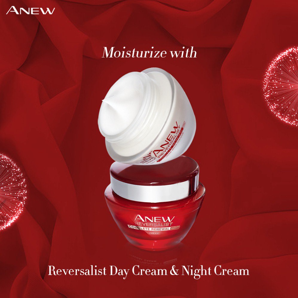 AvonIndia's tweet photo. Looking for results? Always follow a Regimen! Try the Exclusive 5 Piece Reversalist Regimen consisting of a Foaming Cream Cleanser, Toner, Bi-Phase Serum, Day cream and Night Cream and #SeeTheProof.
#Avon #AvonIndia #AvonAnew https://t.co/IMnKZAFJxm