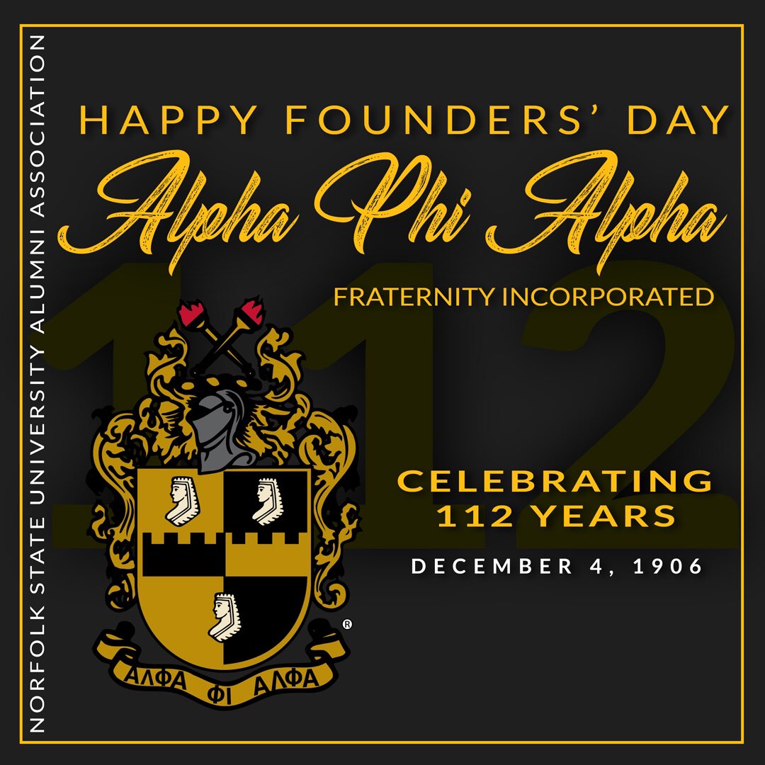 NSU_Alumni_1935's tweet photo. From us to you... Special shout out going to our very own, NSU undergraduates and graduates from the Epsilon Pi chapter!
#BEHOLD #AlphaPhiAlpha #AlphaPhiAlphaFoundersDay #EpsilonPi #ΑΦΑ https://t.co/UPLwqgAQoQ
