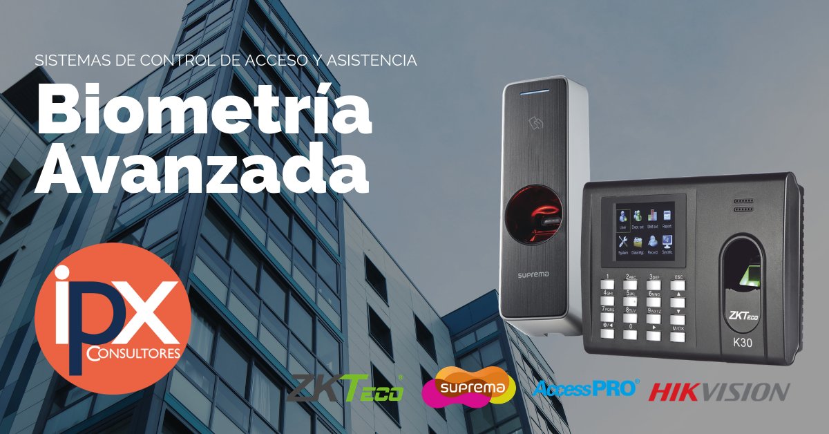 IPXConsultores's tweet photo. Las mejores soluciones biométricas las encuentras en IPX, soluciones a tu medida.

☎ 7252-1252 o envíanos un mail 📧 a: info@ipxconsultores.com

#LosExpertosDeTuLado #Suprema #Hikvision #ZKTeco https://t.co/aaRMzicwZV