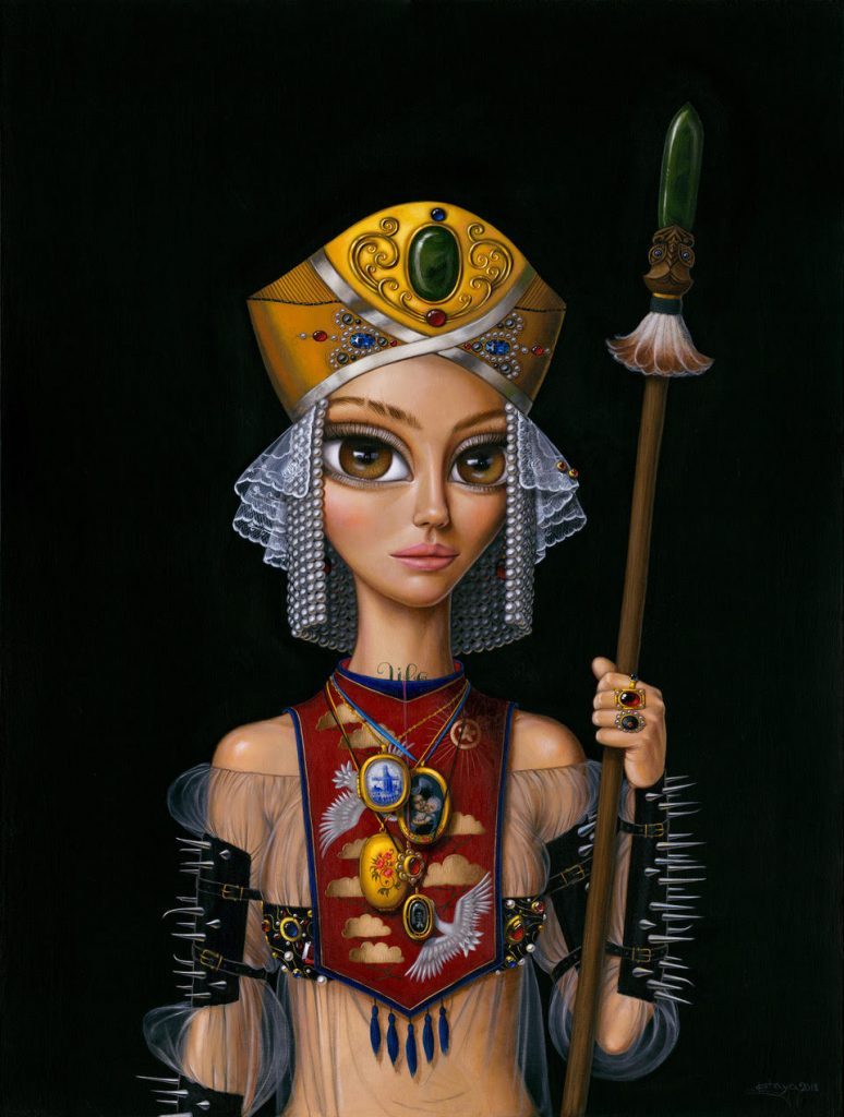 #THEEMPRESS, #LEILAATAYA #SOLOEXHIBITION #contemporaryart #popart surrealism #dorothycircusgallery glamouraffair.com/the-empress-le…