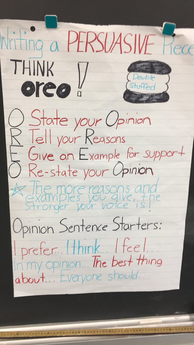 Oreo Anchor Chart