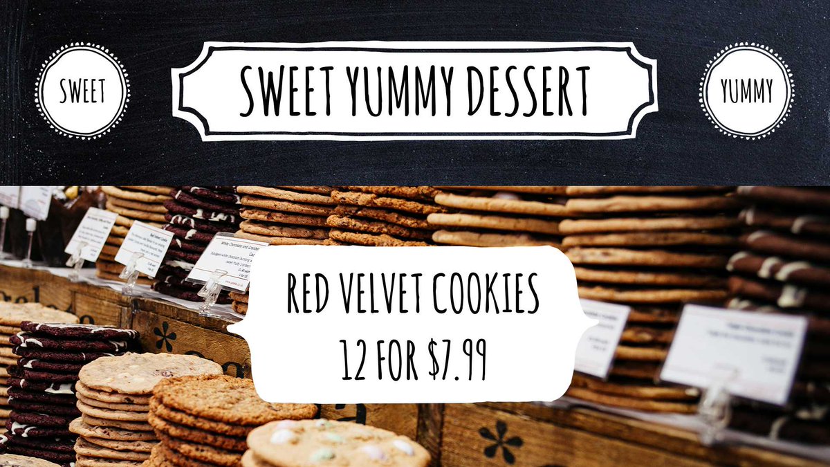 App_Promota's tweet image. 👩🏼‍🍳 #Bakery and #cafe owners, we cooked up new templates for you to promote your specials. Customize the photos + text to fit your business, happy #NationalCookieDay! 🍪

🤳🏼 Use them free in-app: promota.io/for_twitter